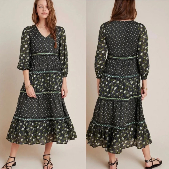 Anthropologie Dresses & Skirts - Anthropologie Karoline Tiered Maxi Dress